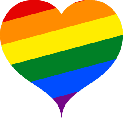 Pride Flag Heart